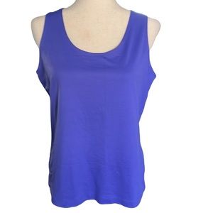 Chico’s Purple Tank Top Size 2 = Large